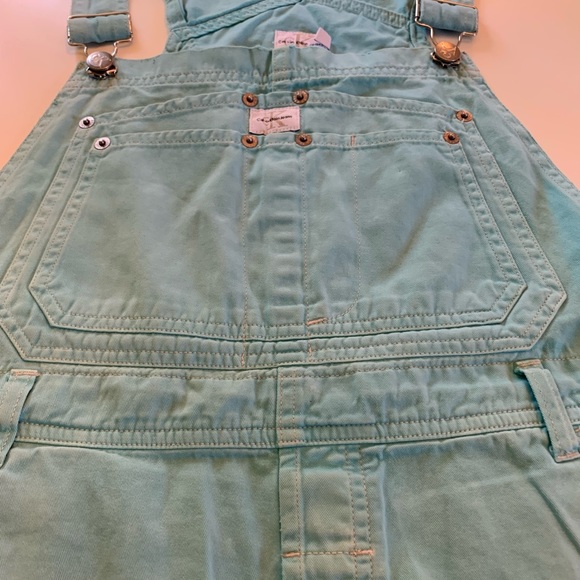 Light blue overalls shorts Calvin Klein - Picture 9 of 15